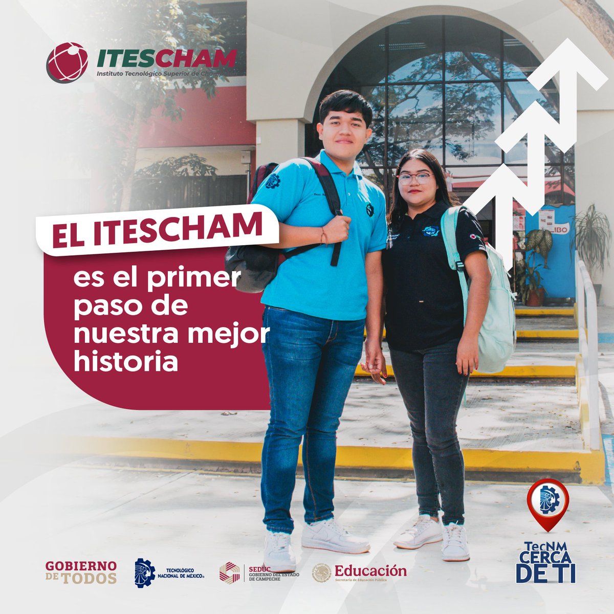 🎓 ¡Conviértete en el profesional que siempre has querido ser en el TecNM Champotón!

📢 Solicita tu ficha de admisión ➡️ itescham.mindbox.app/login/alumno

✅ 7 ingenierías y 1 licenciatura para tu futuro.
💬 WhatsApp: bit.ly/49GhcCr

#GobiernoDeTodos