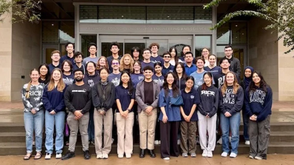 Rice Engineering and Computing (@riceengineering) on Twitter photo The <a href="/ENERGY/">U.S. Department of Energy</a> has selected the Rice Wind Energy as one of 12 teams advancing to the final phase of the 2025 Collegiate Wind Competition. Congrats to this team as they represent Rice Owls at the CLEANPOWER 2025 Conference and Exhibition this spring! news.rice.edu/news/2025/rice… The <a href="/ENERGY/">U.S. Department of Energy</a> has selected the Rice Wind Energy as one of 12 teams advancing to the final phase of the 2025 Collegiate Wind Competition. Congrats to this team as they represent Rice Owls at the CLEANPOWER 2025 Conference and Exhibition this spring! news.rice.edu/news/2025/rice…