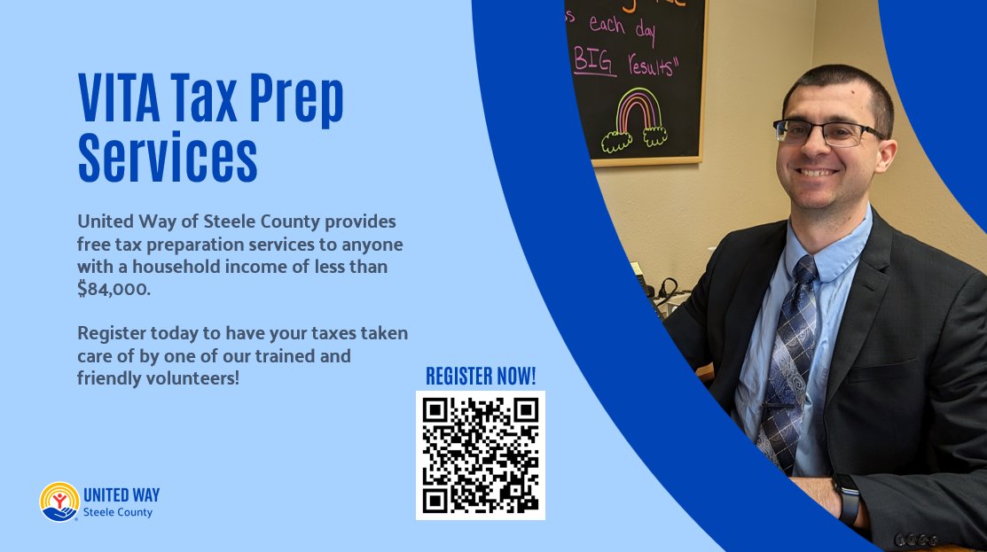 📢We're expanding access to free tax preparation!📢 We now have 2 drop off locations for individuals in area communities. Locations:

Albert Lea: Senior Resources of Freeborn County (901 Luther Pl, Albert Lea)
Faribault: Buckham West Senior Center (19 Division St W, Faribault)