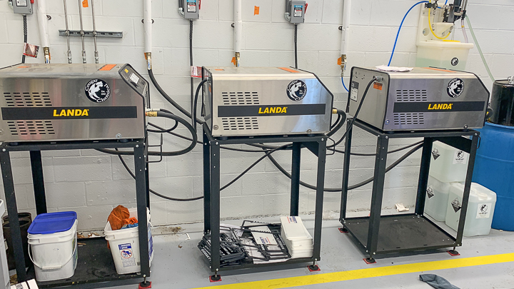 The Landa SEA is an industrial pressure washer designed for continuous use.  These just got set up in a high-volume detail shop and will work trouble free for years to come.  Check out all our Landa Pressure Washers here:  ow.ly/brgj50Uynrt
