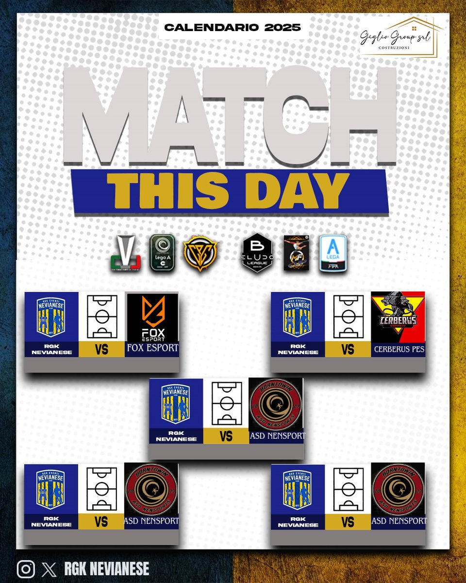 Stasera si parte con 5 match 
Siamo alle fasi finali della stagione ed ogni partita risulta decisiva
Daje Cavalli 🐎 
<a href="/RGK_EVENTI/">RGK Eventi</a> <a href="/repostproclub/">Repostproclub</a> <a href="/pctransfermarkt/">🇮🇹 PRO CLUBS TRANSFERMARKT🔍</a> <a href="/IProCaster/">🎙️iPro🦊Caster🎥</a> <a href="/vGamesRT/">vGamesRT 🔄</a>