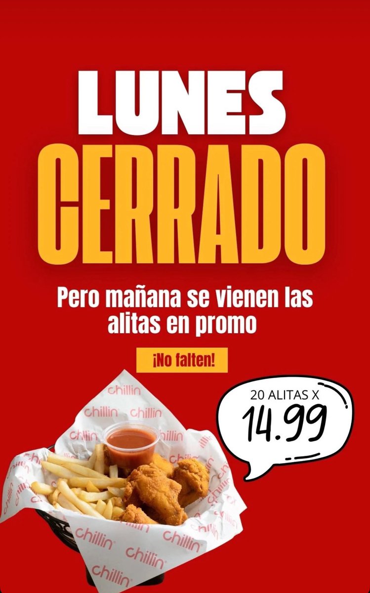 Te esperamos mañana martes!