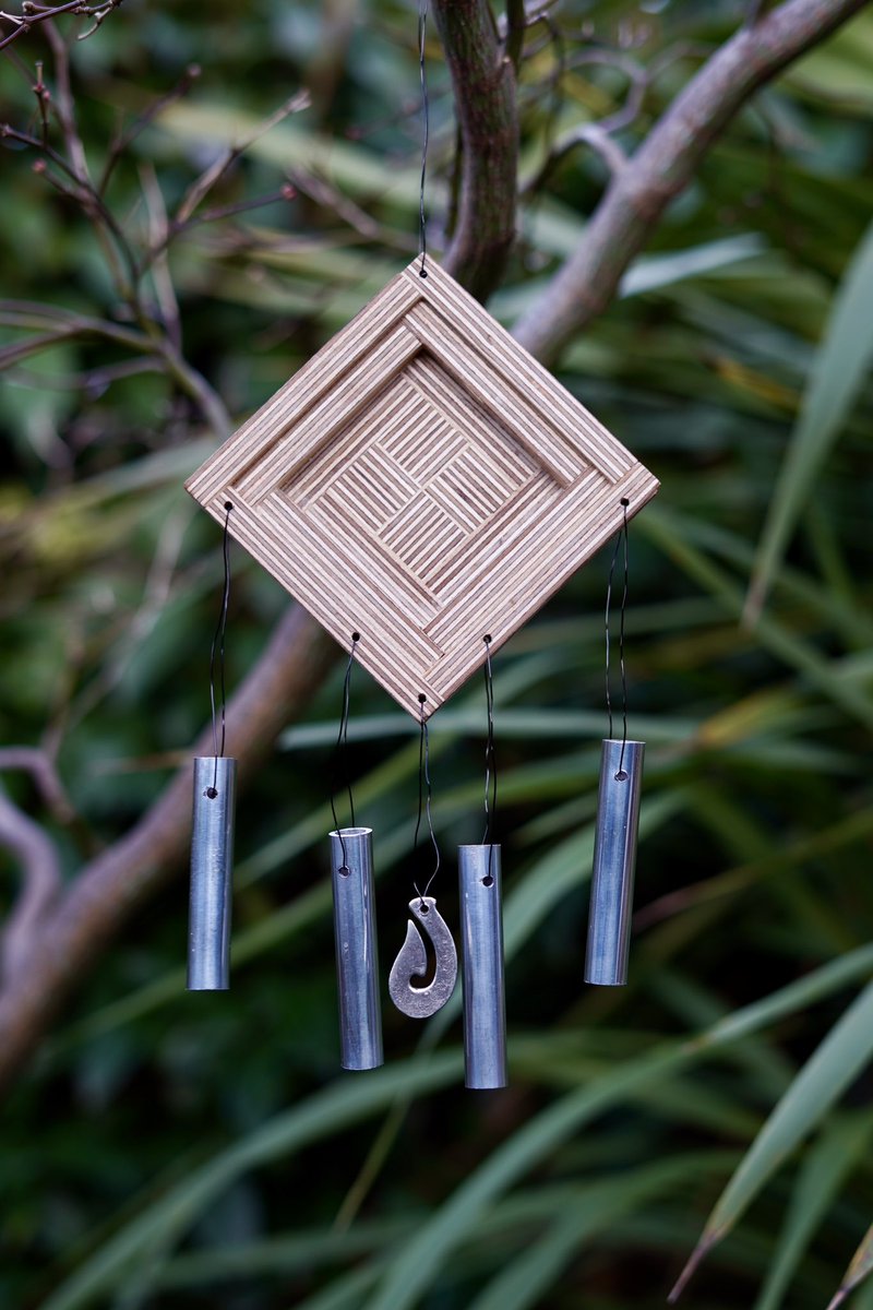 MissC_Design's tweet photo. First time delivering this project since 2021 and it’s had some changes. With some scrap plywood, the students were challenged to create a design with 10mm strips. Here’s one outcome. Nailed it! The pewter is a cultural symbol from New Zealand. #dtchat #designtechnology https://t.co/vL40BzVZr9