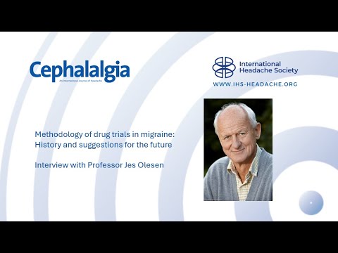 JCephalalgia's tweet image. Cephalalgia Editor’s @Simona_Sacco Choice Article! 👏Fantastic Professor Jes Olesen interview with Social Media Editor @JCephalalgia @NinaRiggins
#Methodology of drug trials in #Migraine Cephalalgia 2024;44(12). doi:10.1177/03331024241298642 @ihs_official
youtube.com/watch?v=ZCy6Rl…