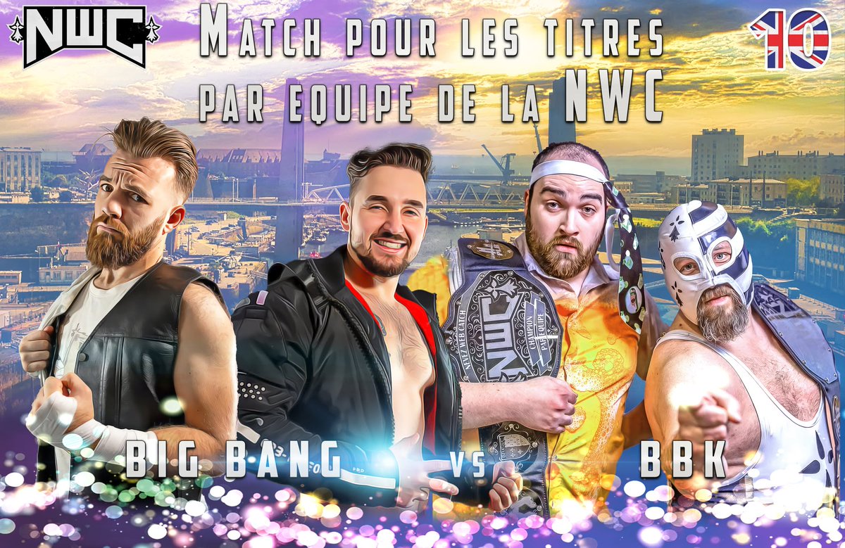 🚨 ANNONCE 🚨
BIG BANG VS BBK

Les champions par équipe de la NWC, Le BBK, remettent en jeu leur titre face à une équipe fraichement constitué le Big Bang 🔥
Un match à haut niveau qui se déroulera le 22 Février à 19h00 !!