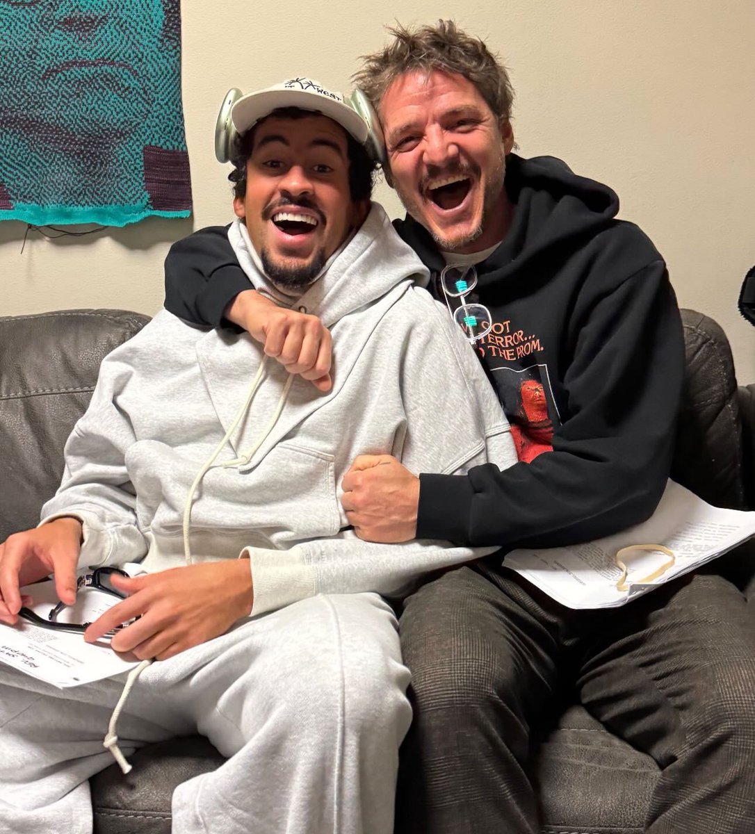Pedro Pascal and Bad Bunny together in new photos.