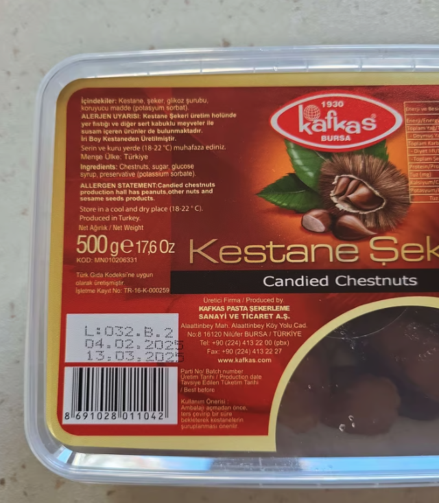 gidadedektifi's tweet photo. Glikoz şurubu içermez beyanıyla satışa sunulan fakat glikoz şurubu içeren bu kestane şekerinde ayrıca koruyucu olarak potasyum sorbat da bulunduğu göze çarpıyor.
Bu ürün bir de coğrafi işaret tesciline sahip bir ürün!?
Geleneksel olarak böyle mi üretiliyordu?
@tctarim https://t.co/EMfUkk80Bo