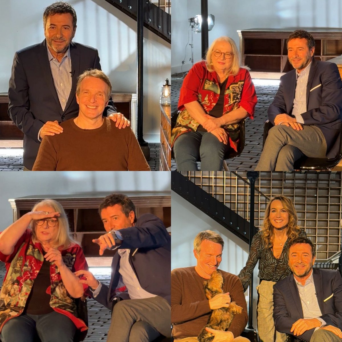 bernard_montiel's tweet photo. Tournages aujourd'hui de 2 émissions #AnimauxStars pour @AnimauxTV @MediawanFr avec 2 protecteurs amoureux des animaux, @BalaskoFans et @Steph_Rotenberg ! #ANIMAUXTV #JOSIANEBALASKO #STEPHANEROTENBERG 👍🐖❤️😂🌞🐬🐕🦺🐈⬛❤️ https://t.co/D8pLOkzrXs