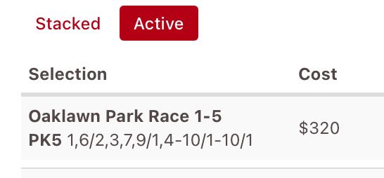 President day pick 5 to start <a href="/OaklawnRacing/">Oaklawn Hot Springs</a> wish me luck‼️