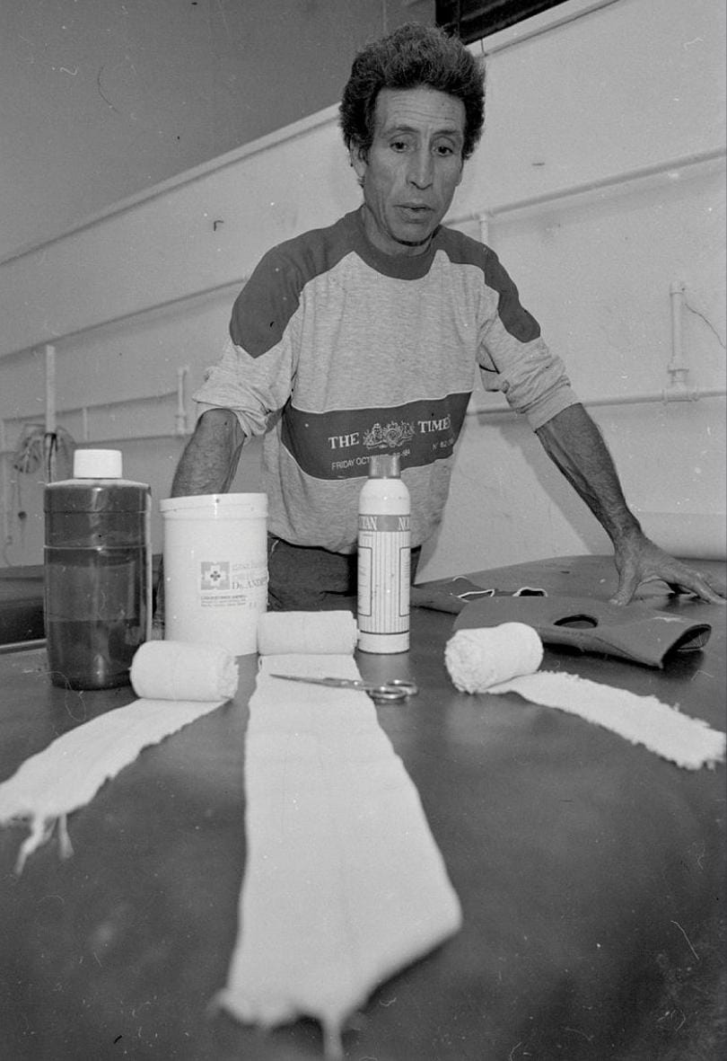 Una imatge de qui va ser molts anys massagista del <a href="/GironaFC/">Girona FC</a> , Ricardo Soley 

Històric del GironaFC 
Sentiment Gironí
🤍❤️⚽