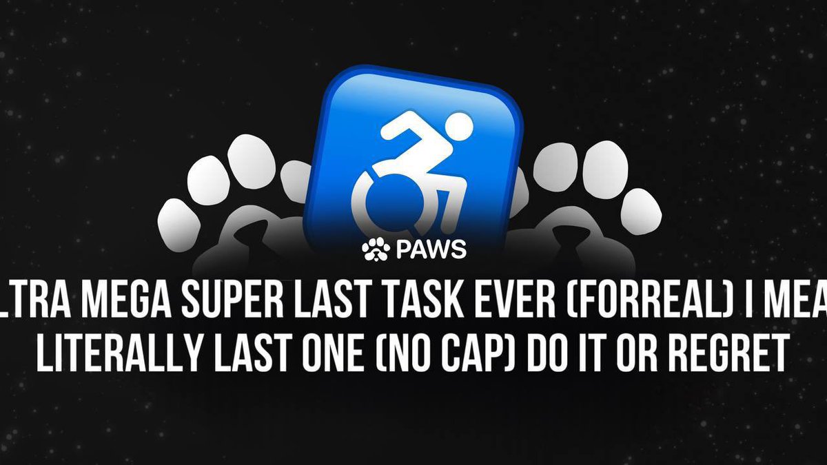 airmin_agent's tweet photo. ULTRA LAST PAWS QUEST 

Last one this time fr ♿️

Lock in for the Allocation checker - final calculations in progress. https://t.co/w9THhhLzE2