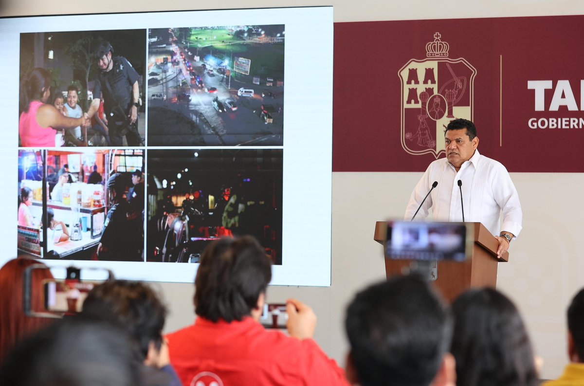 TabascoJavier's tweet photo. También informamos que el próximo C5 contará con tecnología de punta como drones, cámaras, softwares y hasta el uso de la inteligencia artificial. Vamos a devolverle la paz a nuestro #Tabasco. https://t.co/endUJfpW53