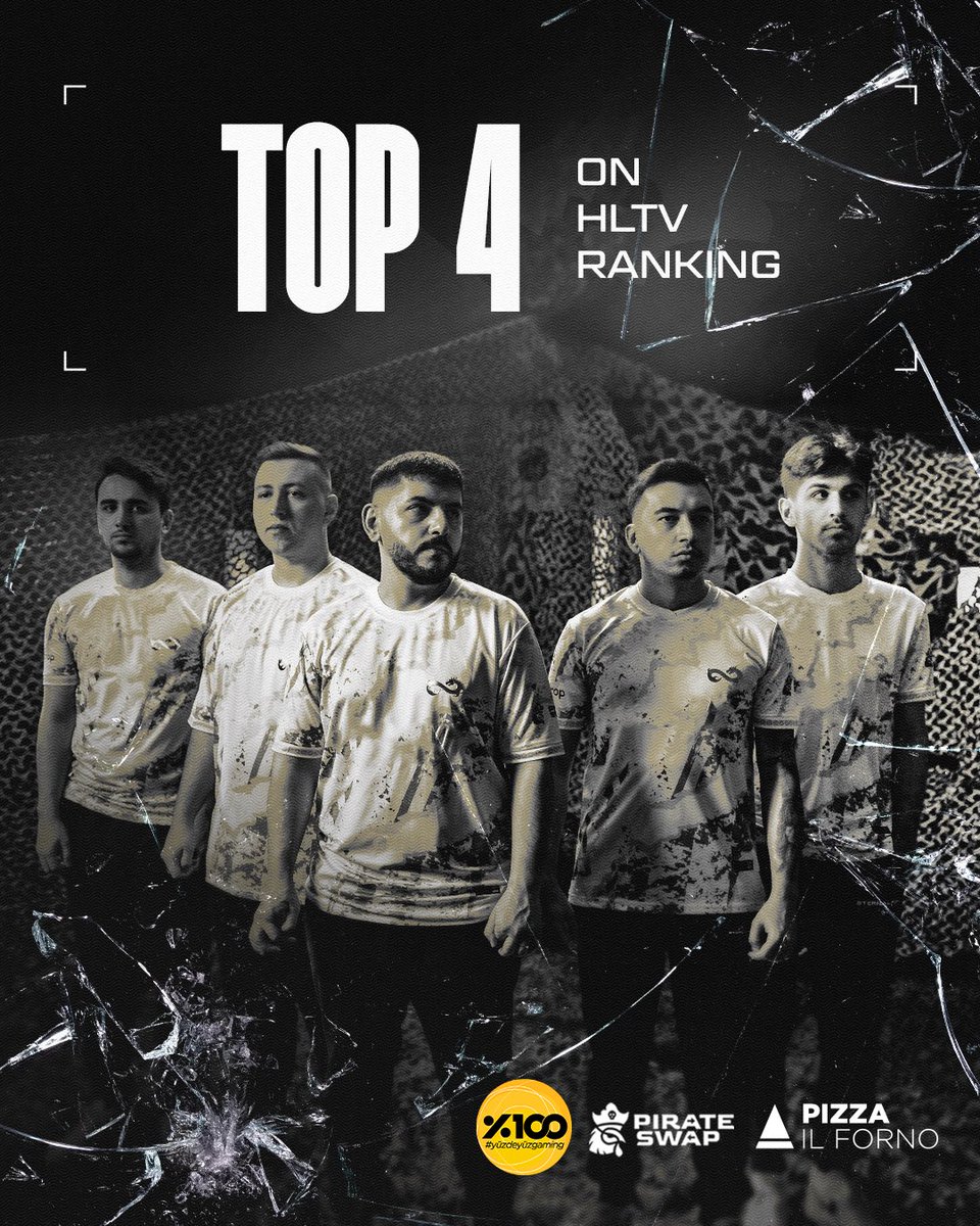 Breaking records, making history. 

#4 ON HLTV! 🔥

#forEF | #yüzdeyüzgaming