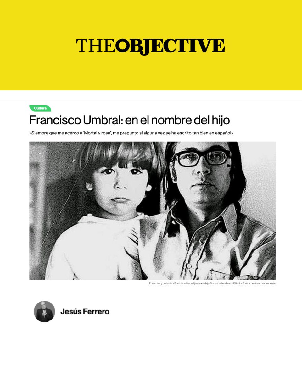"Siempre que me acerco a Mortal y rosa, me pregunto si alguna vez se ha escrito tan bien..."
-Jesús Ferrero-

Leer el artículo completo: theobjective.com/cultura/2025-0…