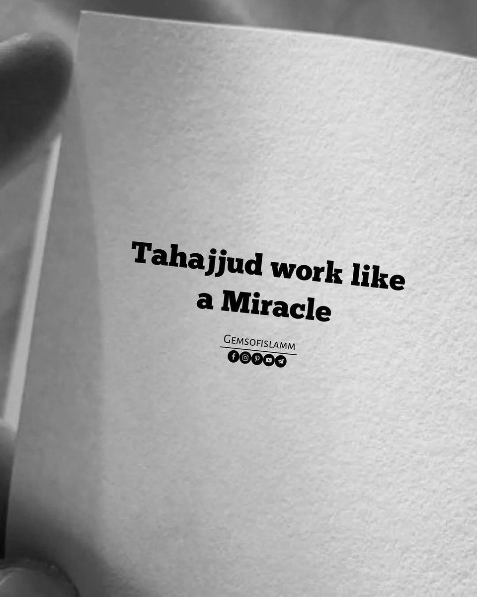 Cool_Ustaz's tweet photo. Tahajjud work like a miracle ✨️🤍

-Thread 🪡 https://t.co/N0CGlBS4tZ