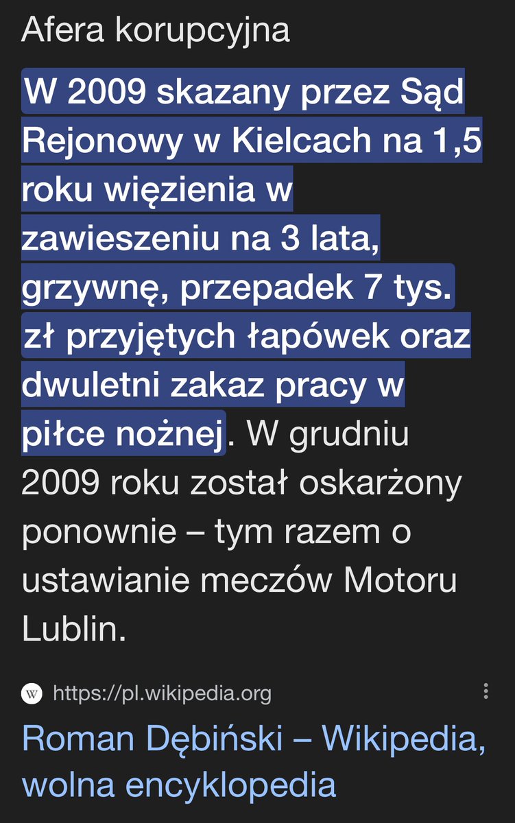Madek17's tweet photo. @KubaSeweryn Dębiński Roman to jego ojciec. Mógł tatus nie kraść. Oj nie ładnie https://t.co/MVXH4i0zFd