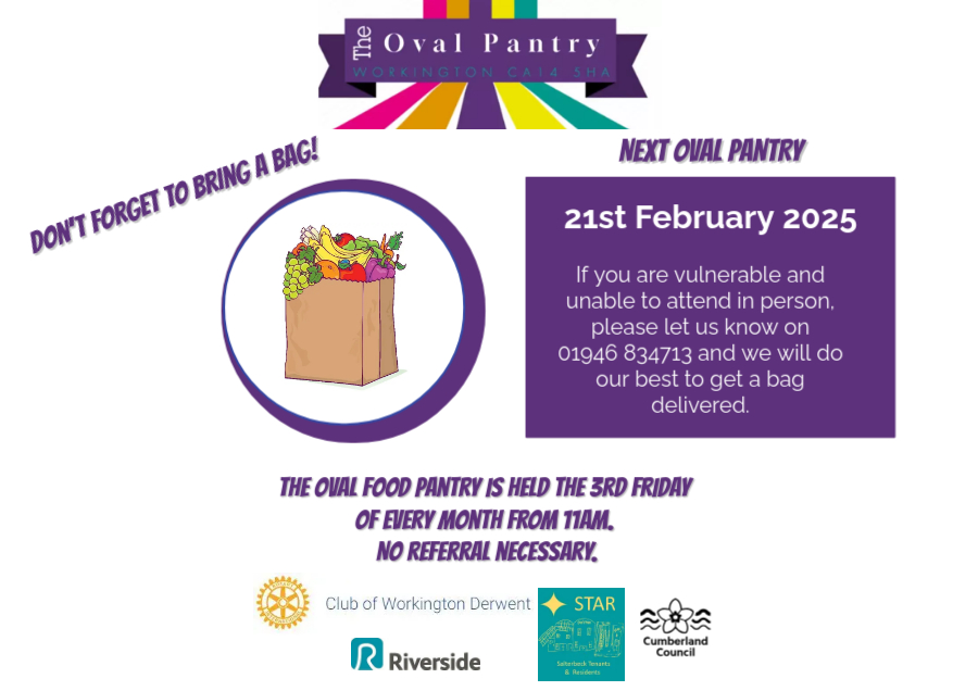 The Oval Food Pantry is on this Friday from 11am
#dontforgettobringabag