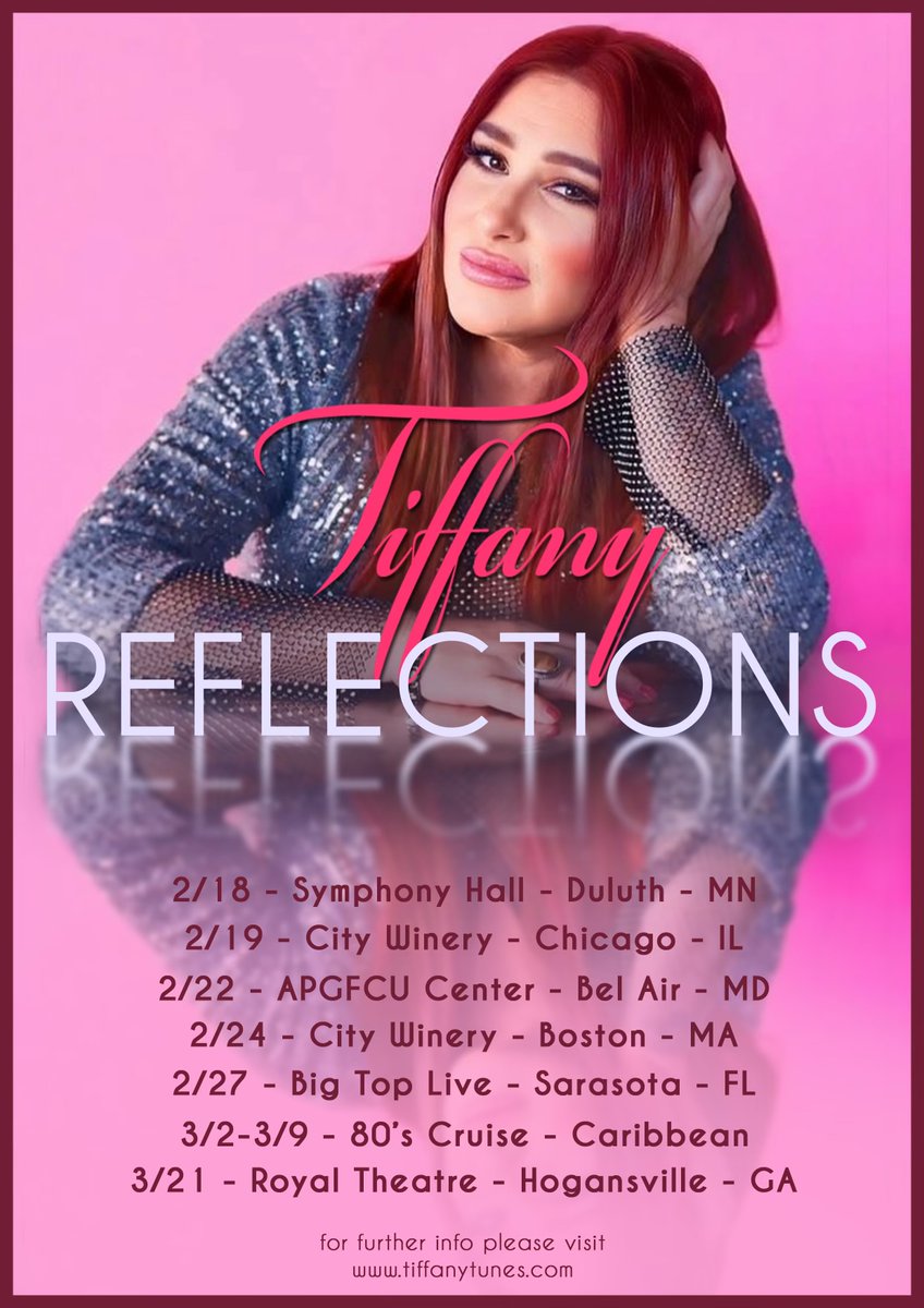 tiffanytunes's tweet photo. Let's Retro ! Thrilled to be heading out on the road again. See ya soon, Tiff Tribe 😍#childrenbehave #teamTiff #letsretro #reflections Tickets to all shows and VIP M&G available at https://t.co/vjgOojZEZo https://t.co/qHOBWODk8q