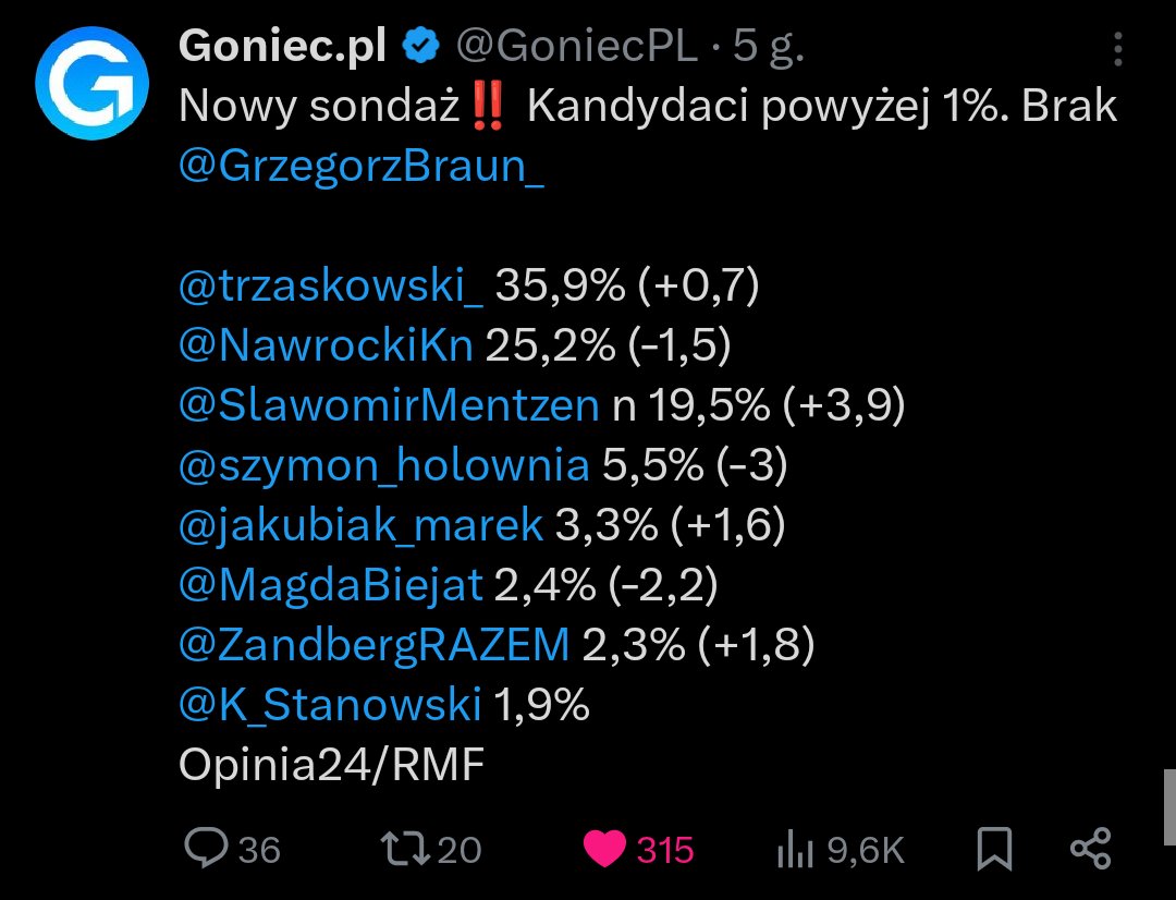 Rafał z Krakowa (@rafalzkrakowa) on Twitter photo Zachęcam wyborców <a href="/GrzegorzBraun_/">Grzegorz Braun</a> otworzyć oczy i porzucić nadzieję. Wybór jest tylko jeden. #Mentzen2025 🇵🇱 Zachęcam wyborców <a href="/GrzegorzBraun_/">Grzegorz Braun</a> otworzyć oczy i porzucić nadzieję. Wybór jest tylko jeden. #Mentzen2025 🇵🇱