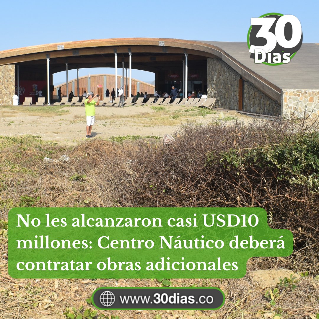 ACTUALIDAD 🔠
A pesar de gastarse unos USD10 millones, el Centro de Deportes Náuticos de Salinas del Rey quedó incompleto. Por ejemplo, los renders de la obra fueron un engaño, pues los exuberantes jardines no existen. <a href="/Gobatlantico/">Gobernación Atlántico</a>  deberá sacar más plata para terminarlo.