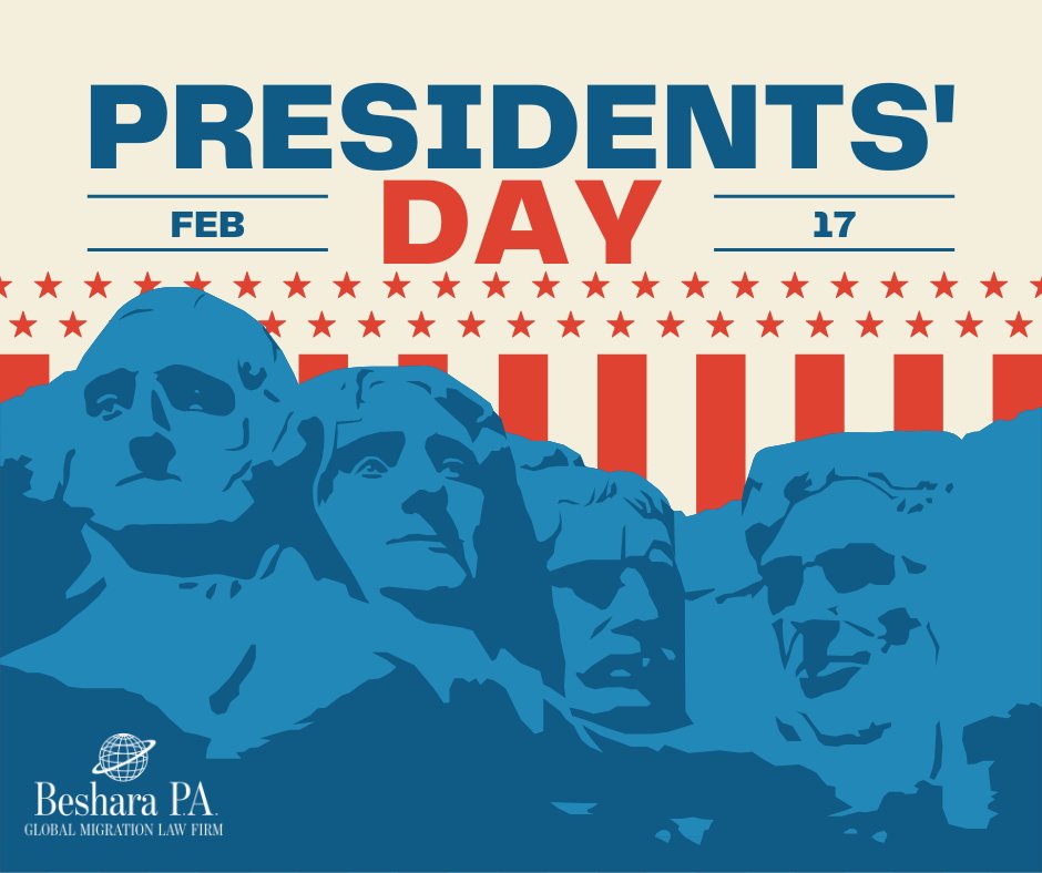 BesharaLaw's tweet photo. A great nation is built on great leadership. Wishing you a wonderful Presidents Day! https://t.co/rCShDlEtHc