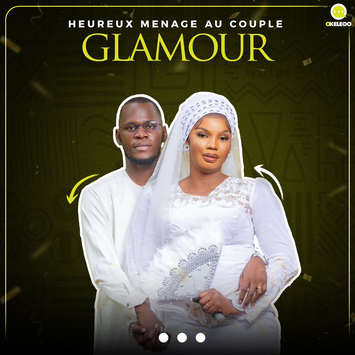 Okeledomag's tweet photo. 1 de moins dans la grande cour des célibataires ! 🎉 Le comédien *Djoba* a dit *oui* à sa dulcinée, et c'est officiel ! 💍 On ne peut que leur souhaiter un heureux ménage et une vie pleine de rires et d'amour. 🥂❤️
#Djoba #Okeledoglamour https://t.co/b3gXMk7YRD