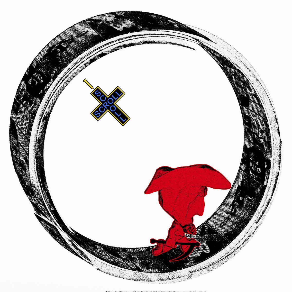 el jueves que viene 20 de febrero sale "scroll", single adelanto de mi mixtape en solitario. producido por sunny wright IV y por mi. Portada de <a href="/adrian_vision/">Talleres La Visión</a>