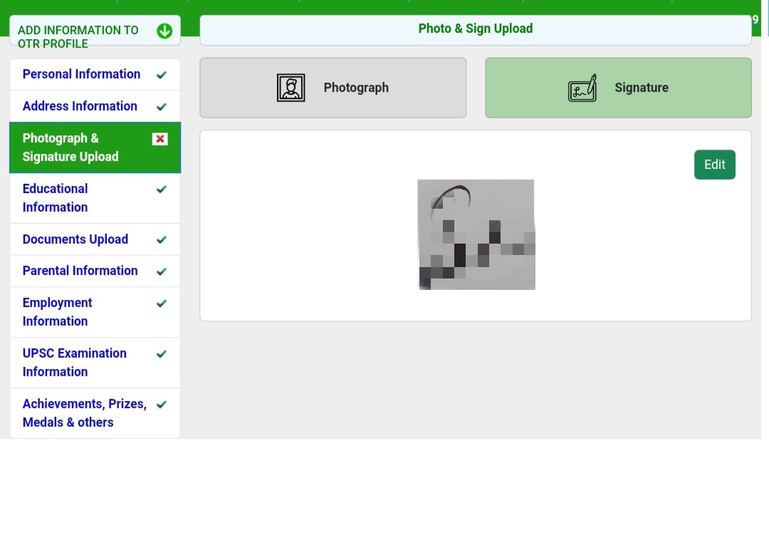 VSKalyan18's tweet image. Not able to submit upsc form trying from last two three days. It accepting photo and signature but still showing red mark on section. Not able to figure out what is the issue. #UPSC  #UPSCForm