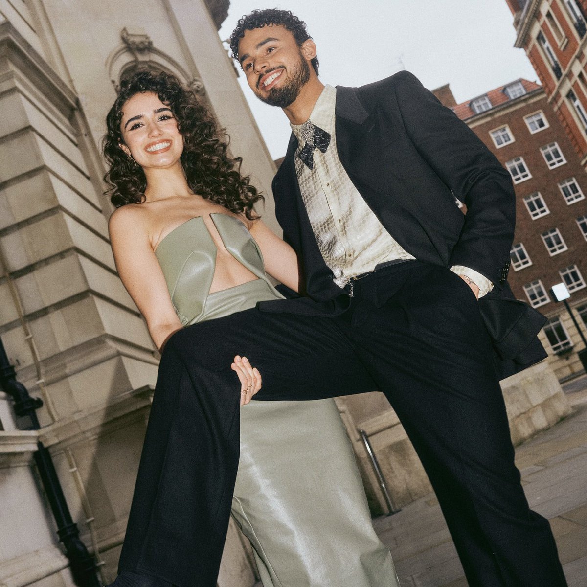 THEM ON THE BAFTA FILM EVENT >>>> 

#Feed #explore #exploremore #explorepage #AshaBanks #MatthewBroome #MyFaultLondon #viral #BAFTA2025