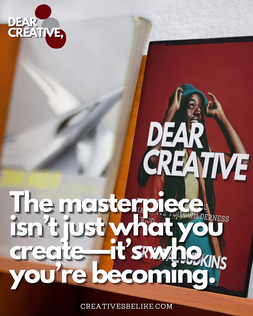 XperienceJ's tweet photo. “The masterpiece isn’t just what you create—it’s who you’re becoming.”
📍https://t.co/XgLUaru2lG
#dearcreative #creatives #blackcreatives #selfpublished #author #journaling #wellness #qotd https://t.co/5zIMNzvSEc