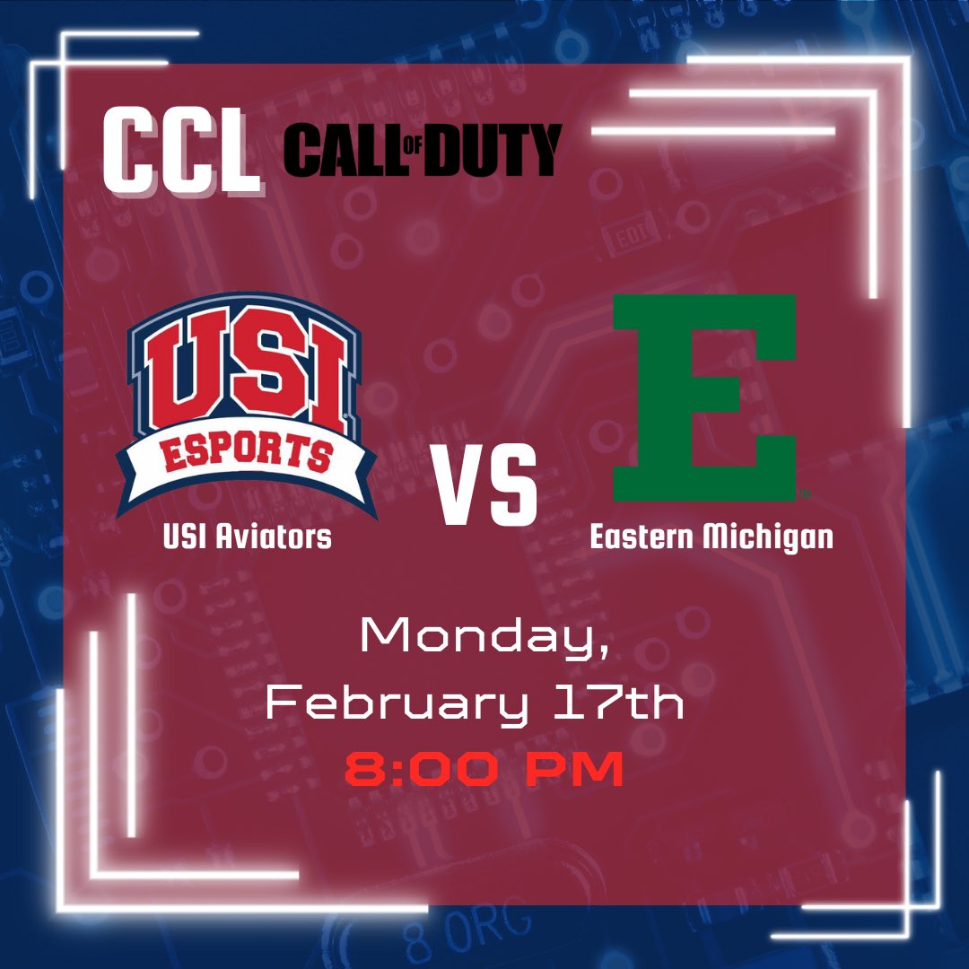 USI Esports (@usi_esports) on Twitter photo Closing Out The First Half
Call of Duty closes out the first half of the <a href="/CollegeCoD/">College CoD</a> season against Eastern Michigan!
#USIEsports Closing Out The First Half
Call of Duty closes out the first half of the <a href="/CollegeCoD/">College CoD</a> season against Eastern Michigan!
#USIEsports