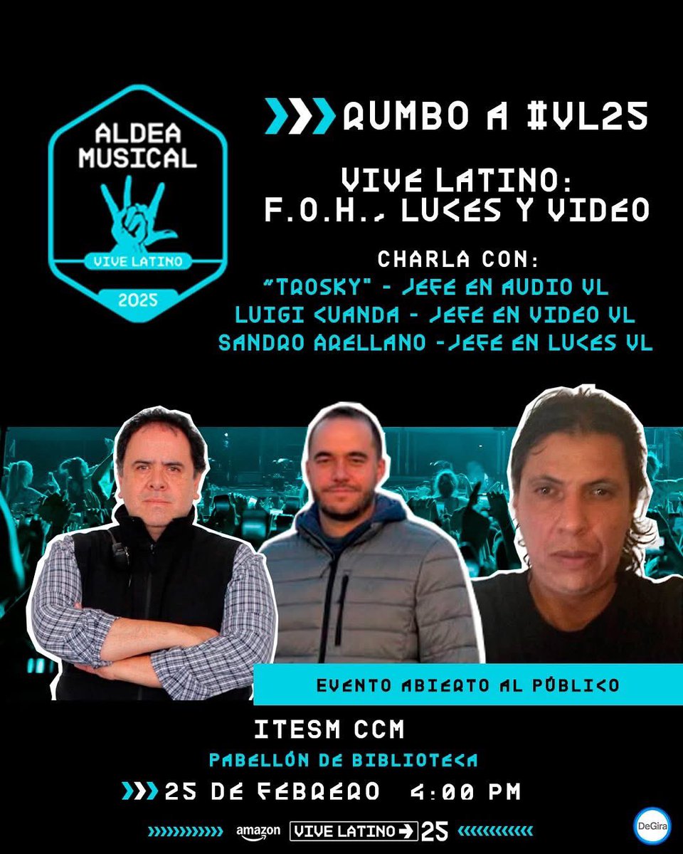 highfrequencym's tweet photo. 🎶 La #AldeaMusicalVL está por comenzar y trae conferencias imperdibles en varias universidades. 🎤
Expertos de la industria compartirán consejos clave sobre música, ¡exclusivo para estudiantes! 📚✨
Mantente atento a las redes de @vivelatino y @AldeaMusicalVL.
#VL25 https://t.co/L6f3uT9E40