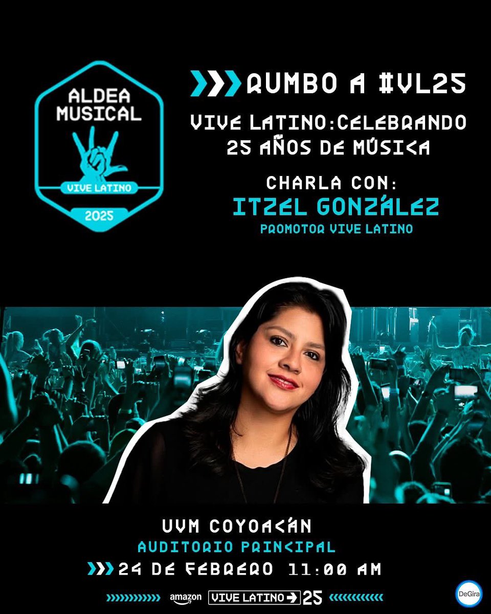 highfrequencym's tweet photo. 🎶 La #AldeaMusicalVL está por comenzar y trae conferencias imperdibles en varias universidades. 🎤
Expertos de la industria compartirán consejos clave sobre música, ¡exclusivo para estudiantes! 📚✨
Mantente atento a las redes de @vivelatino y @AldeaMusicalVL.
#VL25 https://t.co/L6f3uT9E40