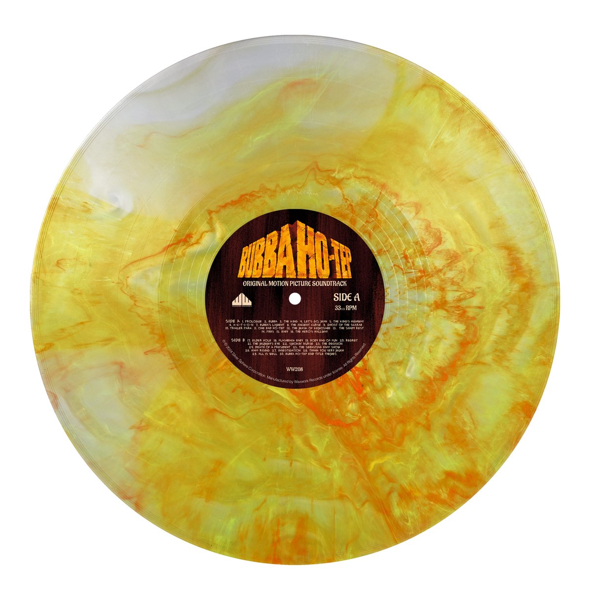 waxworkrecords's tweet photo. BUBBA HO-TEP Original Motion Picture Soundtrack by @BrianTylerMusic is On Sale Now! Available for the first time on vinyl and loaded with features including art by JJ Harrison and Sand &amp; Silver swirl colored vinyl! Get it here: https://t.co/qCG13xRgMj https://t.co/pG5X4zUkhD