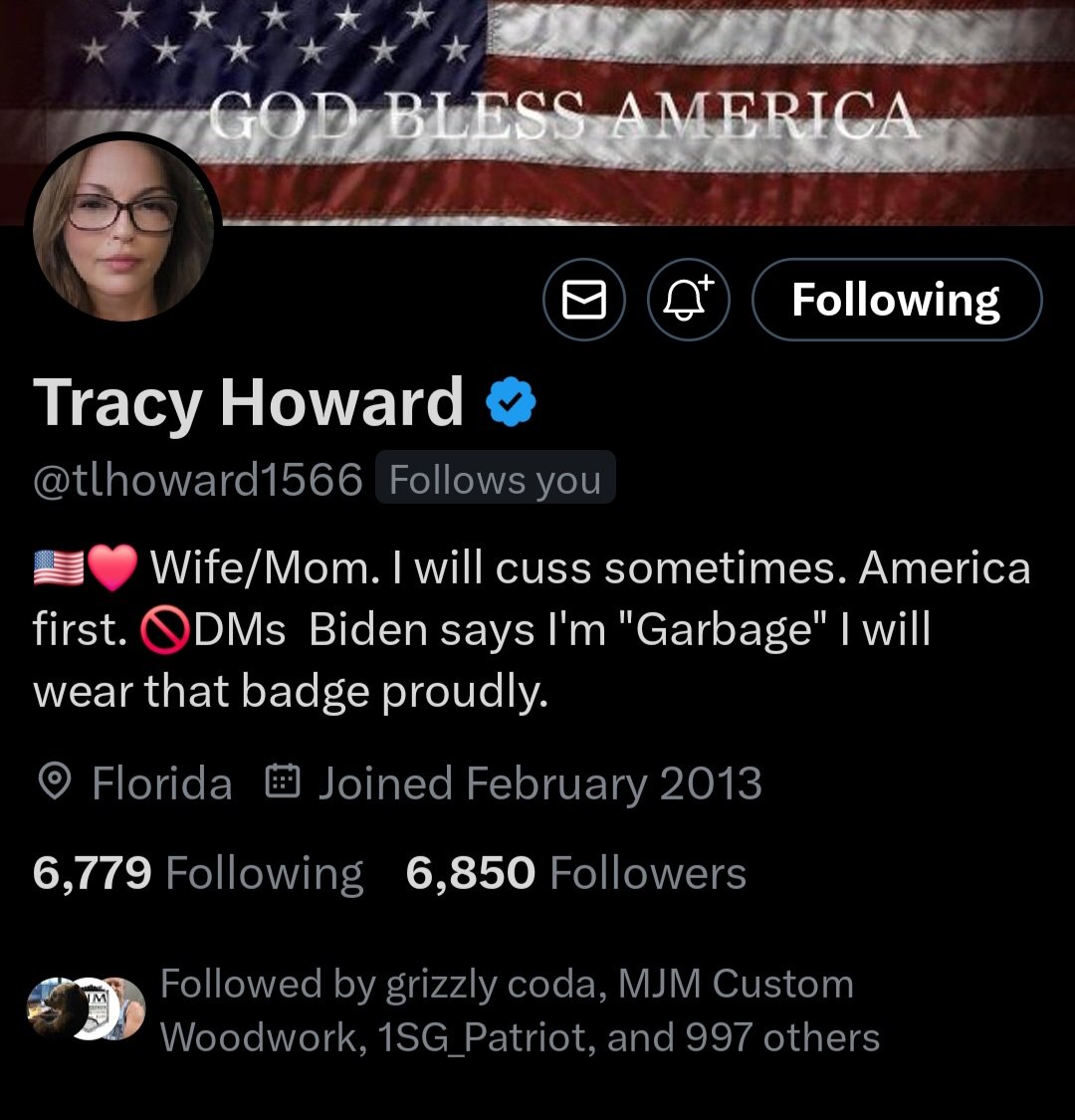 Please check out my follower <a href="/tlhoward1566/">Tracy Howard</a> and consider giving her a follow. Tracy is only 150 followers away from 7k! Repost are greatly appreciated!