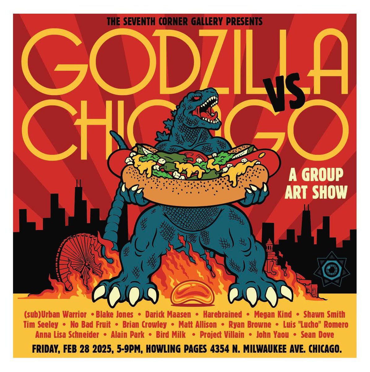 <a href="/IDWPublishing/">IDW Publishing</a> <a href="/zineclubchicago/">Zine Club Chicago</a> <a href="/HackinTimSeeley/">Tim Seeley</a> <a href="/MikeCosta/">Mike Costa</a> <a href="/RyanBrowneArt/">Ryan Browne?</a> <a href="/cash__browns/">caro</a> <a href="/Godzilla_Toho/">GODZILLA.OFFICIAL</a> Chica(go)dzilla!