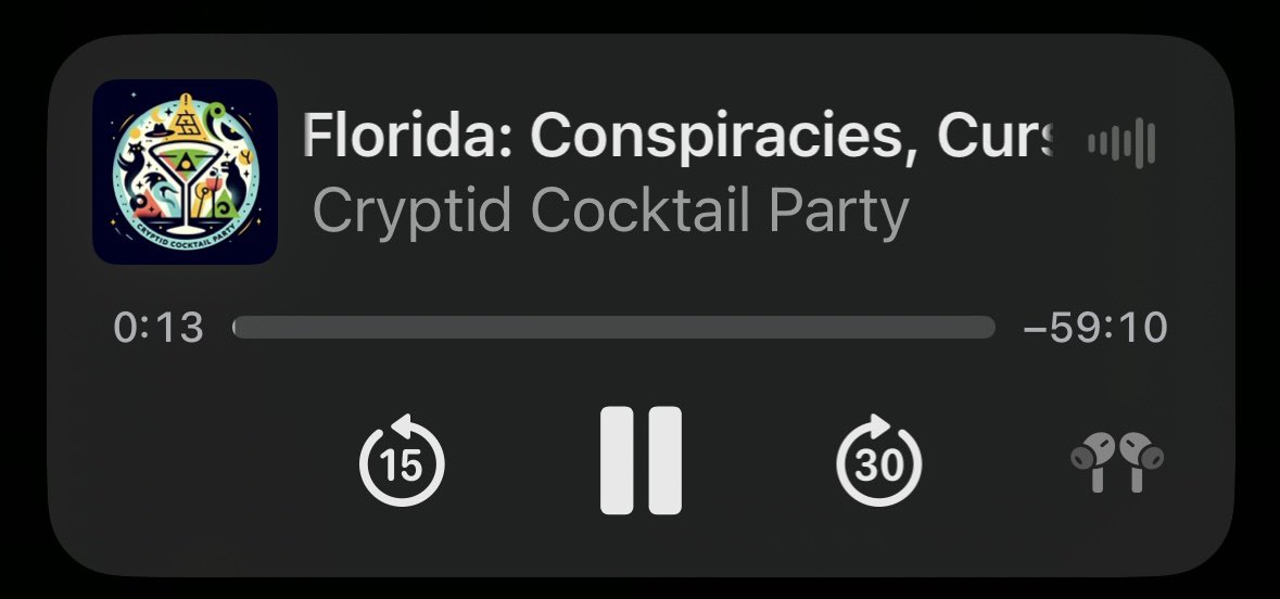 Can’t.  Listening to <a href="/cryptidcocktail/">Cryptid Cocktail Party</a> on this fine day!