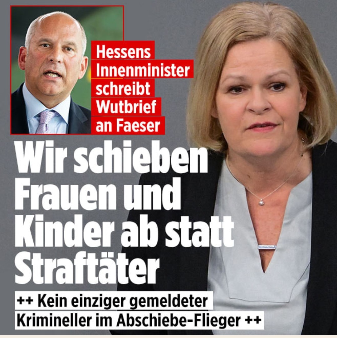 Die Abschiebungs-Show unserer Bundesregierung. Hoffentlich heute Abend auch Thema im #Quadriell