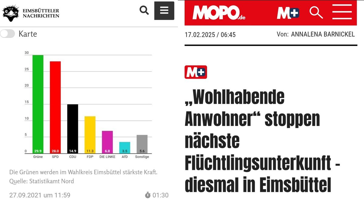 prof_freedom's tweet photo. Das versnobbte Eimsbüttel ist bunt.

Aber Asylanten als direkte Nachbarn? Muss dann doch nicht sein. https://t.co/irBoiHyLnS