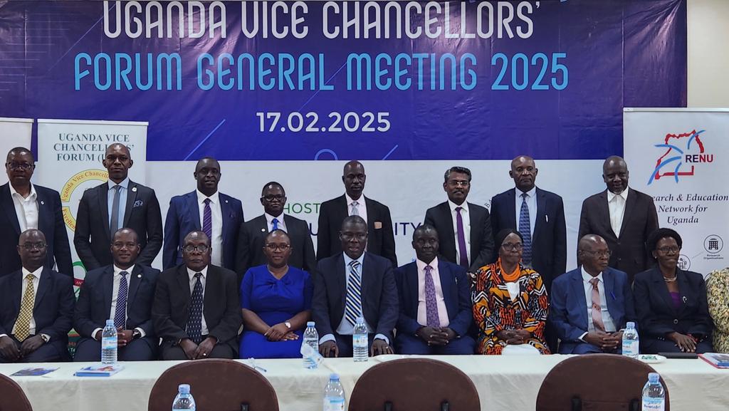 kabuniversity's tweet photo. @kabuniversity was pleased to host the 74th Uganda Vice-Chancellors Forum General Meeting, where Prof. Paul Waako of @BusitemaUni was elected as the forum's new chairperson, replacing Prof. George Openjuru of @GuluVarsity. Find details on our website here: https://t.co/1sFiTiPIwq https://t.co/tYawTkN06g