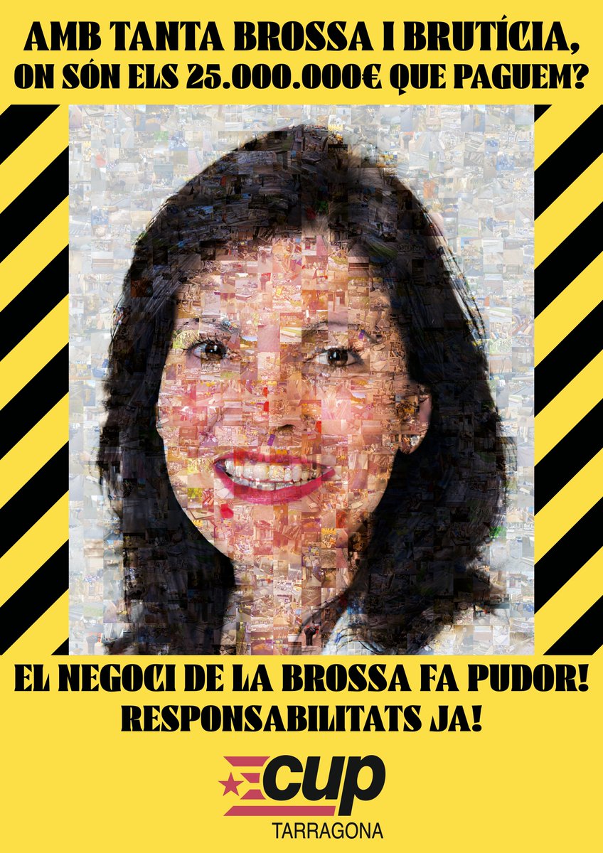🗑️Ja n’hi ha prou!

Vam aconseguir auditar el servei de la brossa, vam fer un estudi d’internalització i vam licitar un contracte que milloraria l’estat de la ciutat. Ha estat tornar la màfia i la ciutat sembla una deixalleria.🤬

Amplia la foto i comparteix 😜 

#tarragonabruta