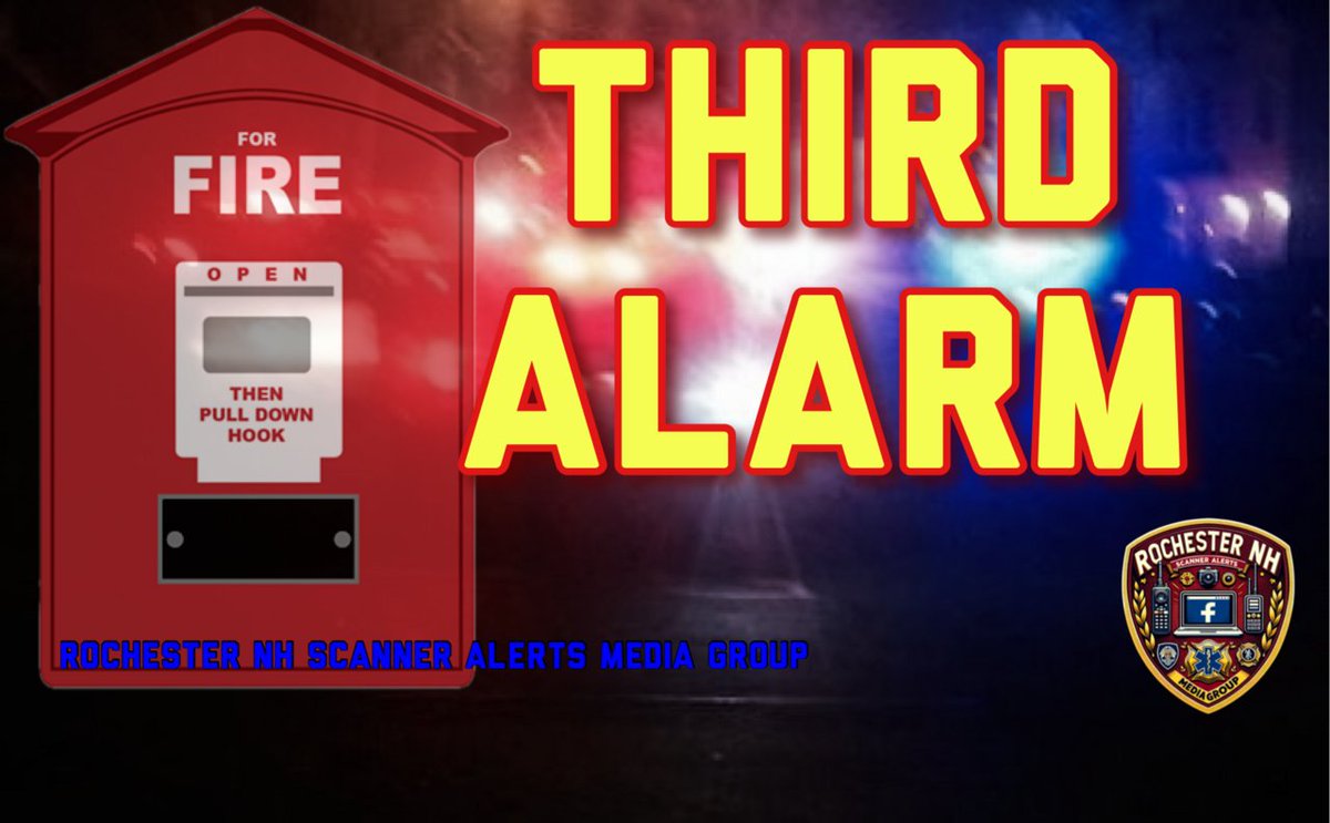 Rochnhscanner's tweet photo. Lawrence, MA *3RD ALARM* 36 Manchester St, Lawrence, MA 01841, USA - Working Fire - 2/17/2025 13:52:22 #LawrenceFire #EssexCounty #WorkingFire #FirstResponders #BreakingNews
25-25238-FD
©RNHSAMG https://t.co/sWqN5qJbVz