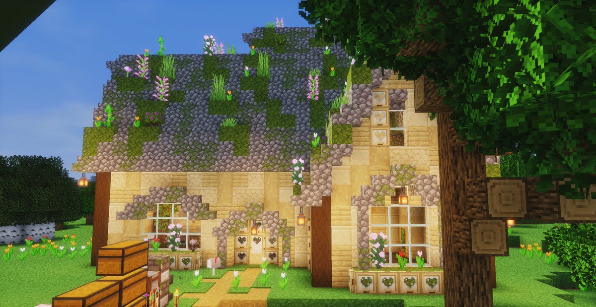 Finished my home on TSMP <a href="/TwitchSMP/">TwitchSMP</a> 
Theme - Overgrown Cottagecore