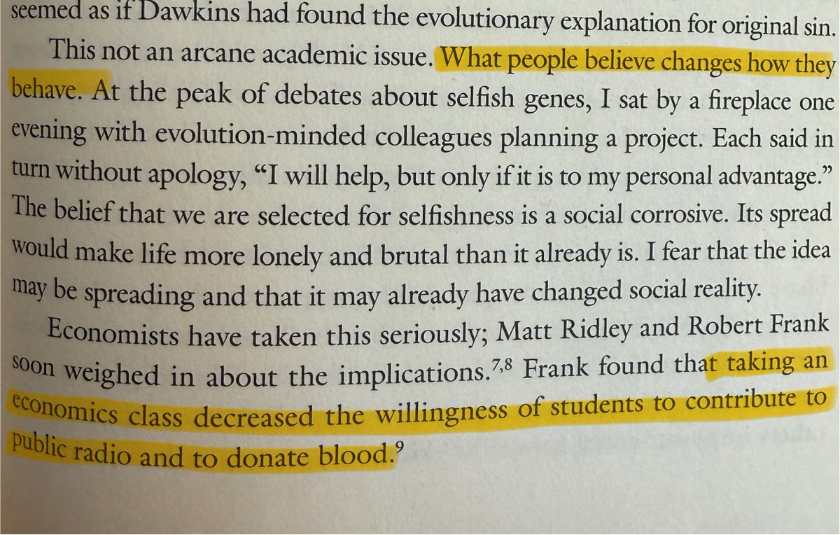 "Taking an economics class decreased the willingness of students to contribute to public radio and to donate blood."
amzn.to/4hy71Ud