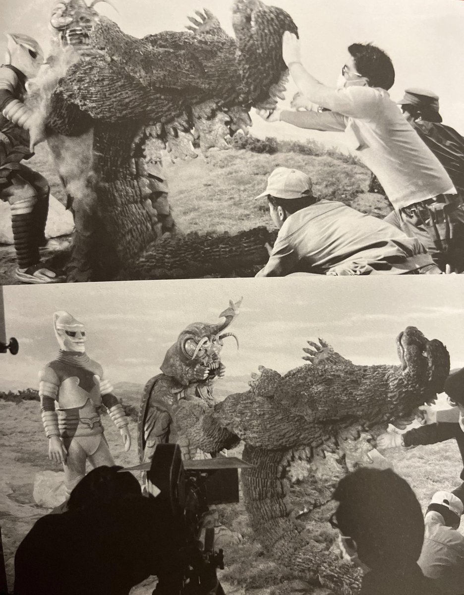 BTS of Godzilla’s tail slide