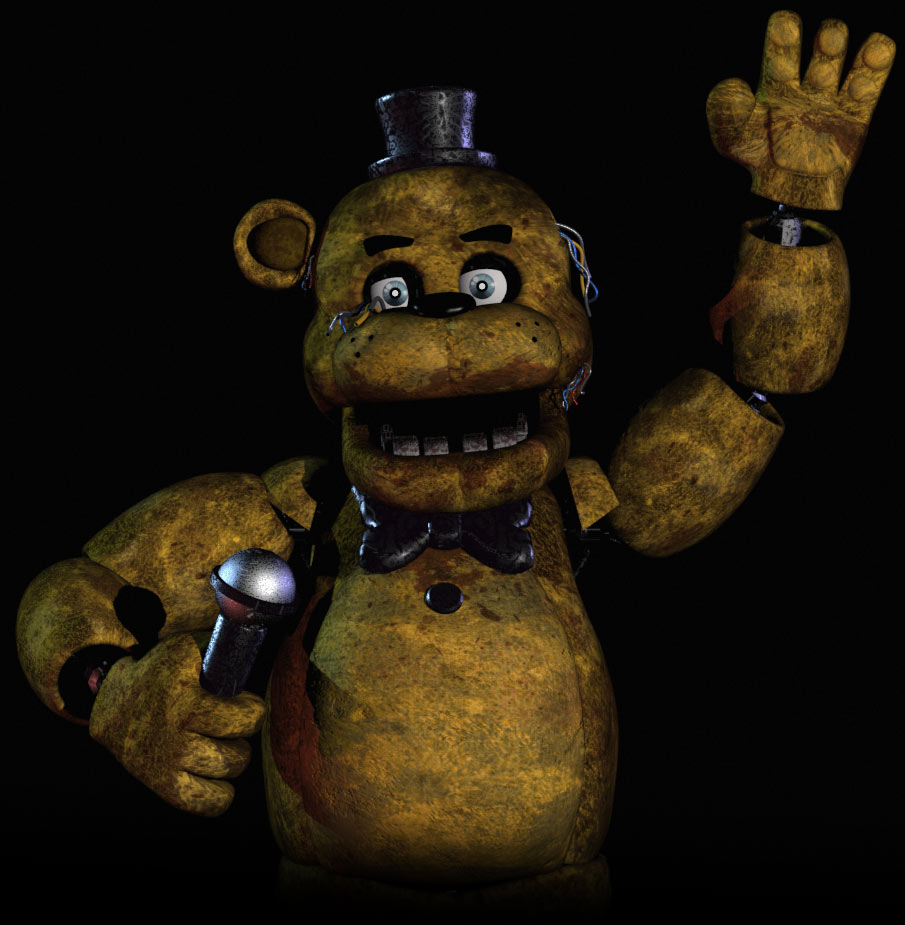 UCN Fredbear if scott was COOL AF 

base model is uralls

inspired by loak