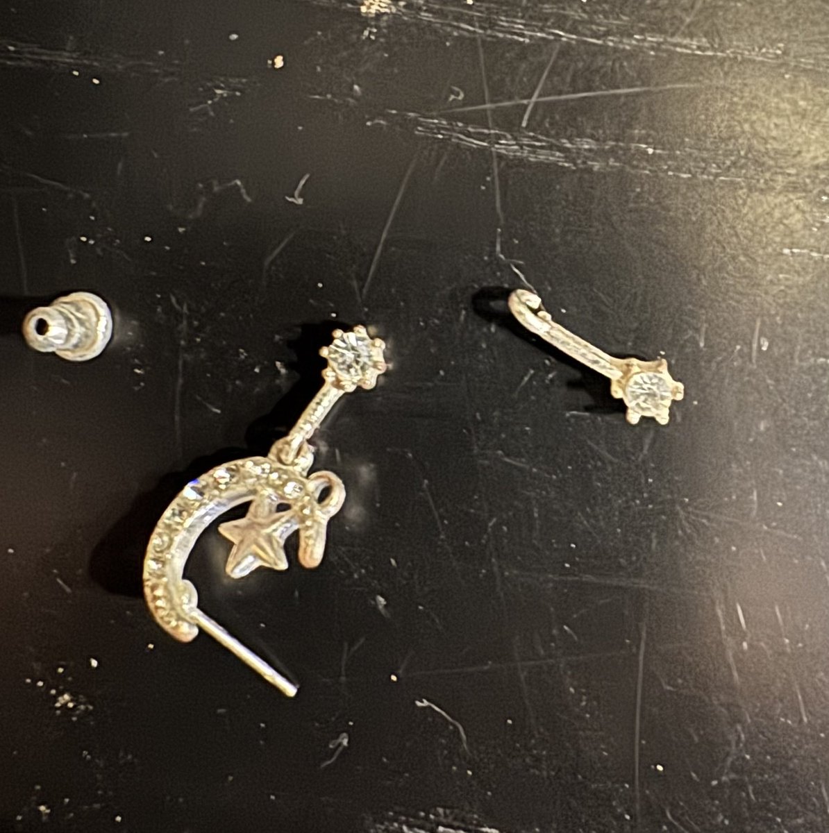 Still on vacation. Found while walking the dogs by the trash cans. I will check if it’s silver when I get home.