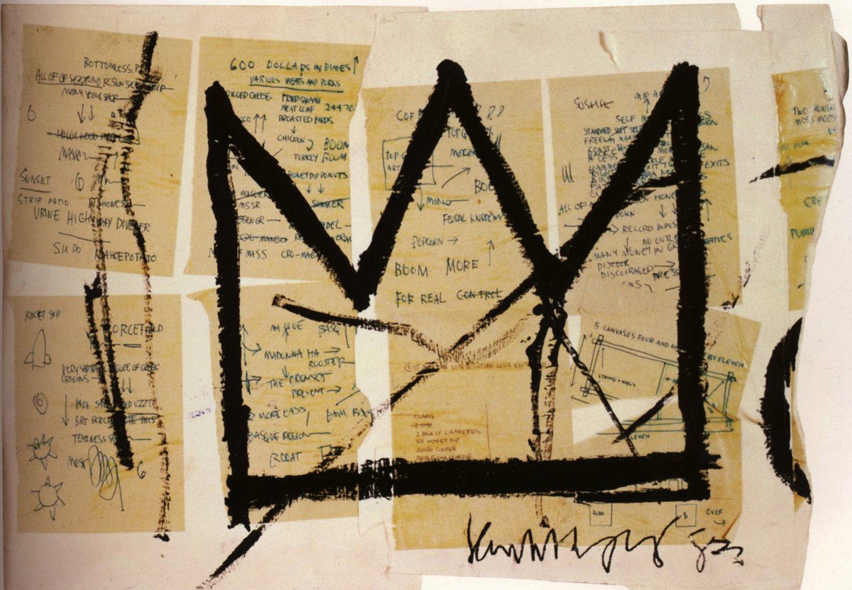 Crown, 1983 #artbots #basquiat