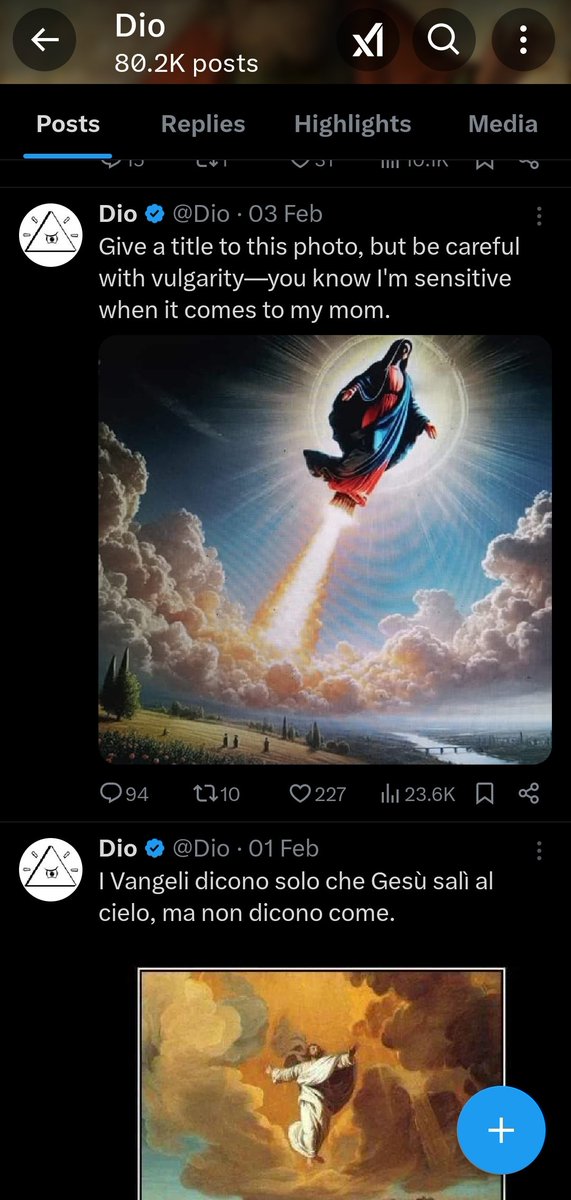 FRAUDSTER WARNING about <a href="/Dio/">Dio</a>
Some English typing criminal is impersonating the TRUE and LEGITIMATE owner, Mr Alessandro Paolucci from 3rd February.
See the pic where the account was STOLEN.
I dare you... keep posting in Italian if you can!
Shame on you.
@x should ban you!