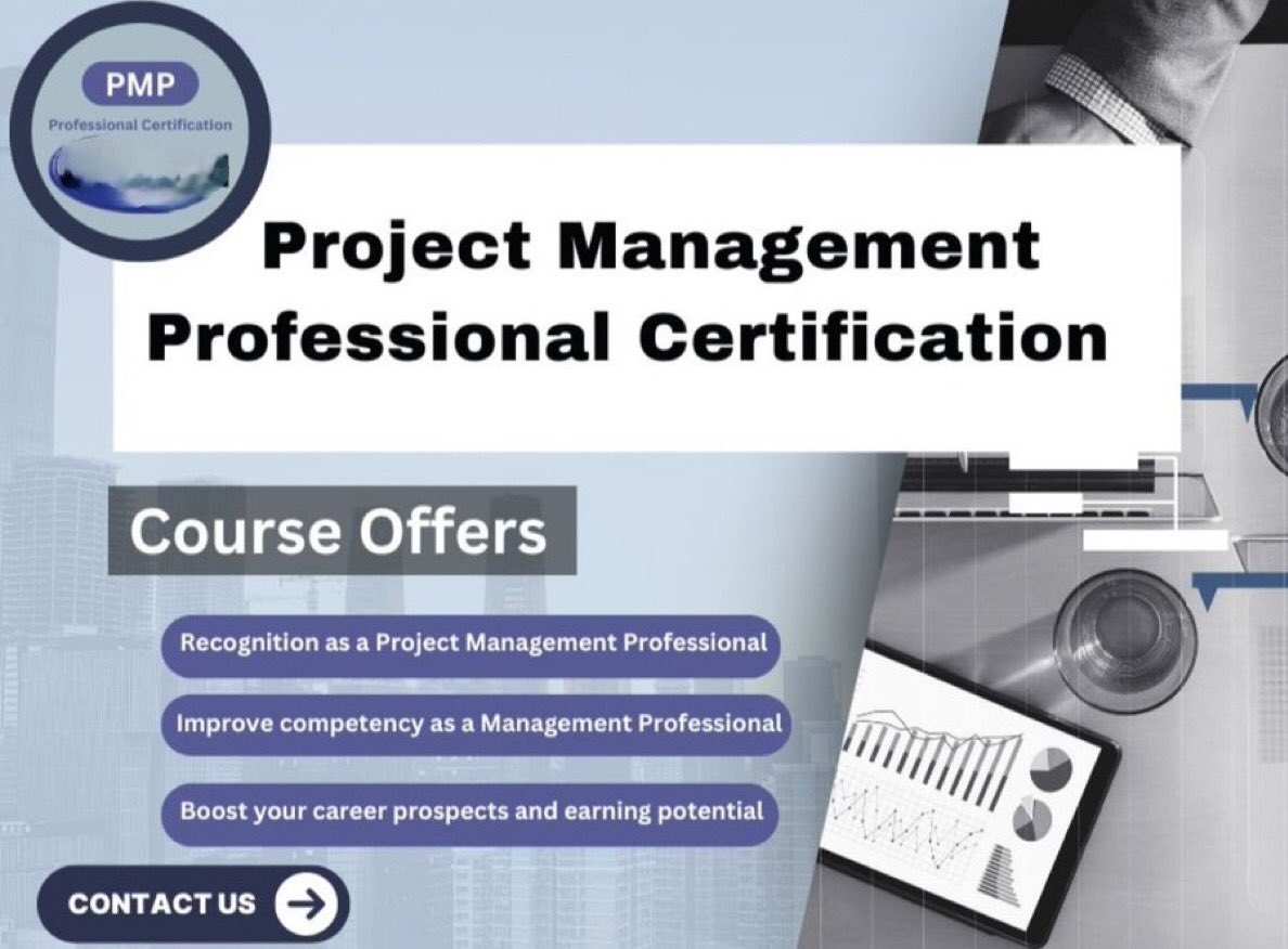دورة PMP مصممة للمديرين والمهندسين والمتخصصين في مجال إدارة المشاريع بالإضافة إلى أي شخص يسعى لتطوير مهاراته في هذا المجال
في سوق العمل الحالي، حيث التنافس شديد تُعد شهادة PMP دليلاً على التزامك بالتميز والاحترافية
#PMP
#ادارة_المشاريع #السوق93 #الرياض